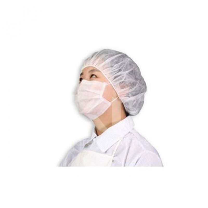 케이엠 위생모 헤드캡 일회용 모자 부직포 모자 100매 이미지
