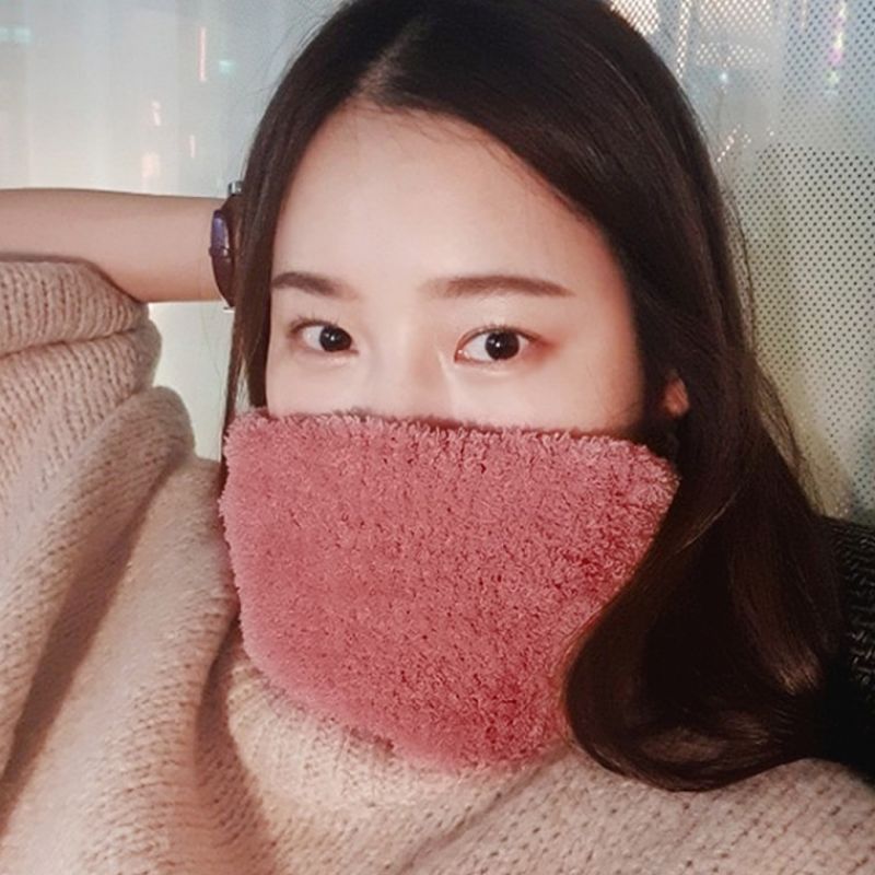 겨울 방한용 긴목워머 소프트 기모 목도리 이미지