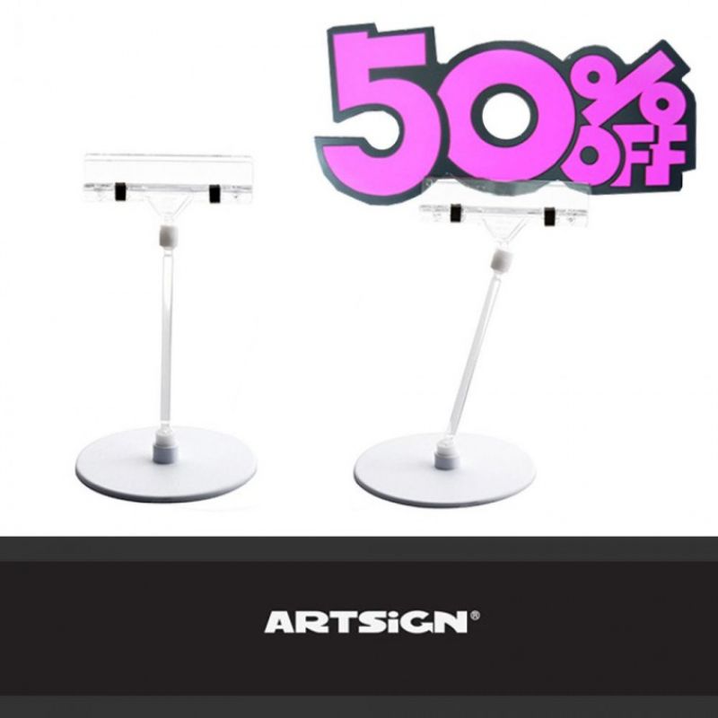 T자 게시물꽂이 쇼클립 50개벌크 이미지