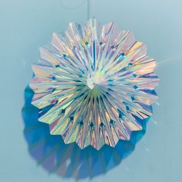홀로그램 페이퍼팬 (30cm) 이미지