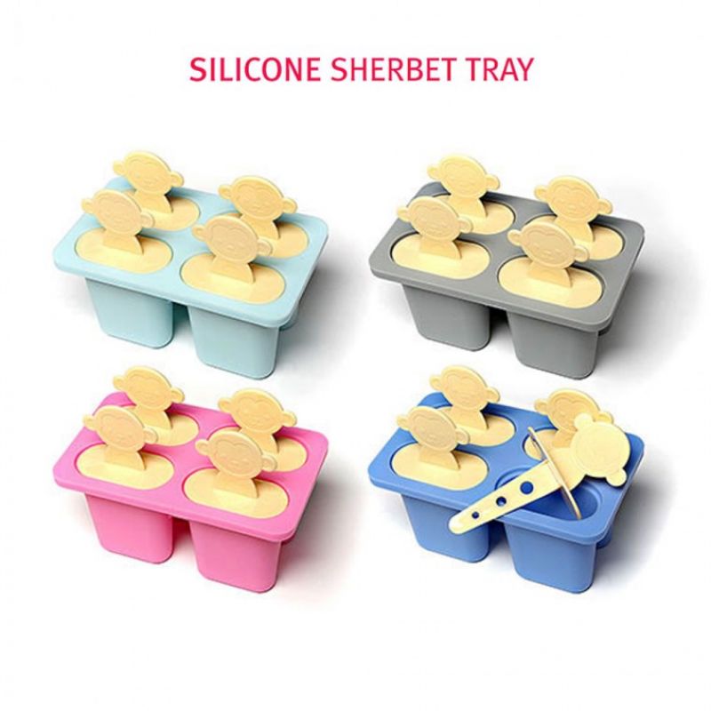건강한 간식만들기 실리콘 아이스크림틀/ 샤베트틀 이미지