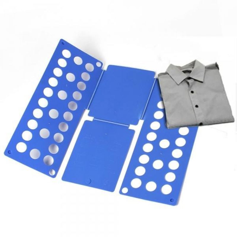 초간단 옷접기 폴더(블루) 빨래 개기 정리판 이미지