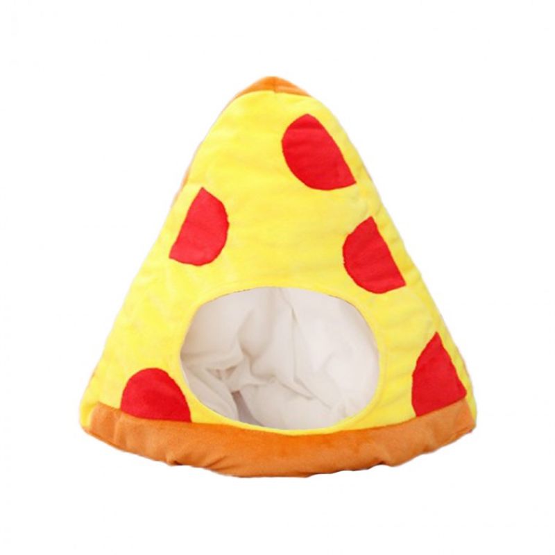솜 동물 인형 모자 피자 이미지