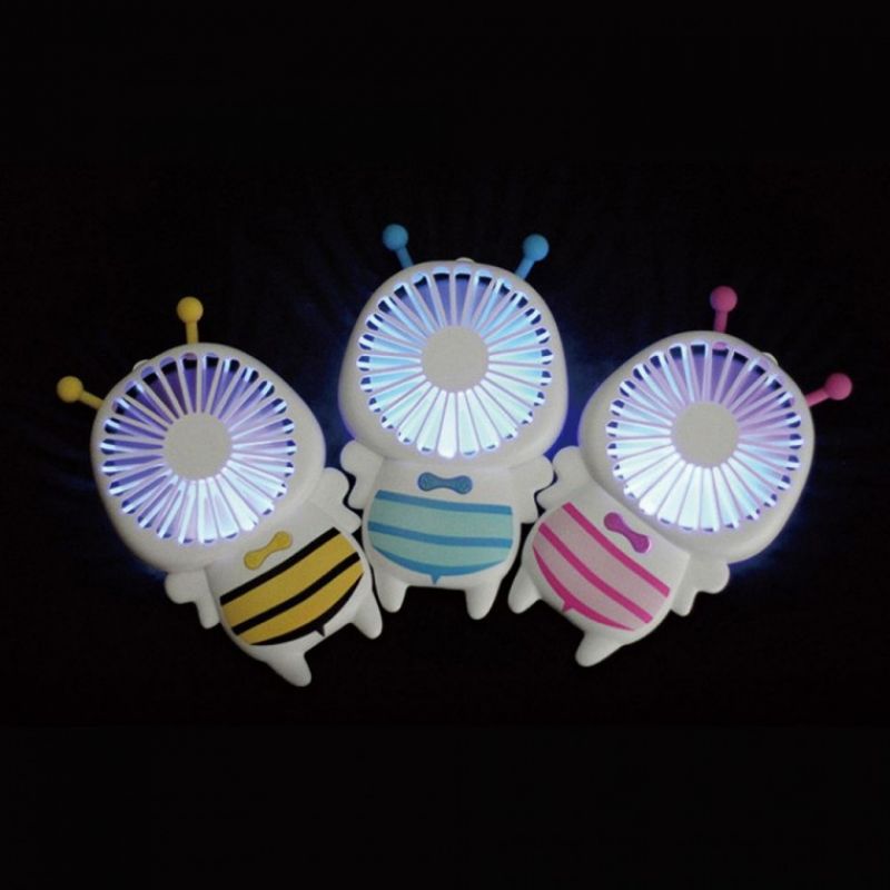 슬림 사이즈 여름 필수품 미니 꿀벌 휴대용 선풍기 이미지