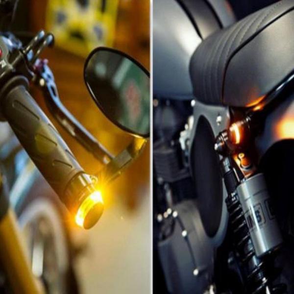 LED 방수 자전거 핸들 라이트 2p 야간 라이딩 안전등 이미지