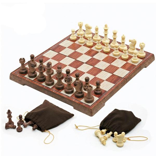 휴대용 접이식 자석 체스 체스판 보드게임 M 이미지