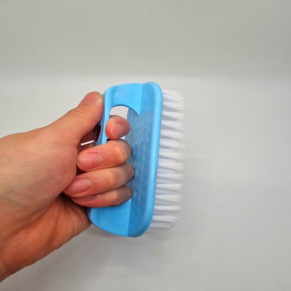 손잡이형 청소솔 블루 곰팡이제거 욕실청소 이미지