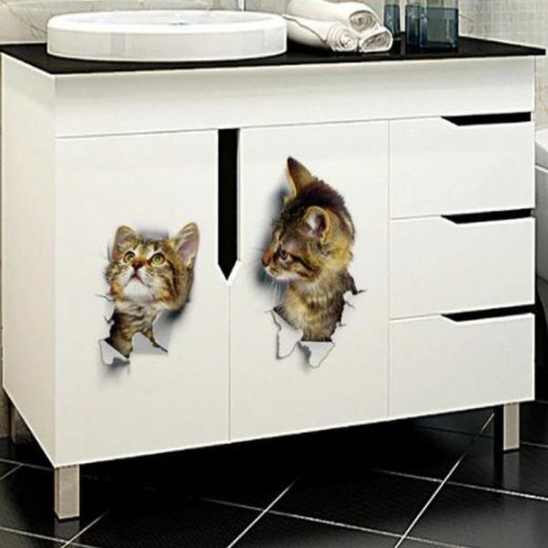 3D입체 고양이 스티커 3D스티커 이미지