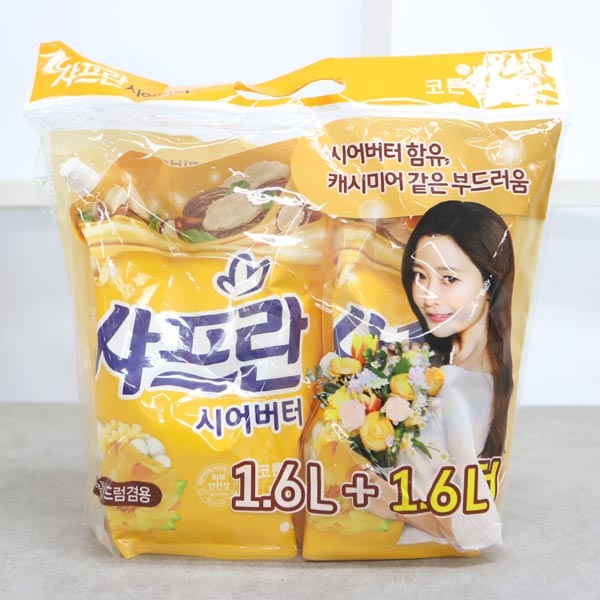 샤프란 코튼 리필기획 1600ml 2개입 이미지