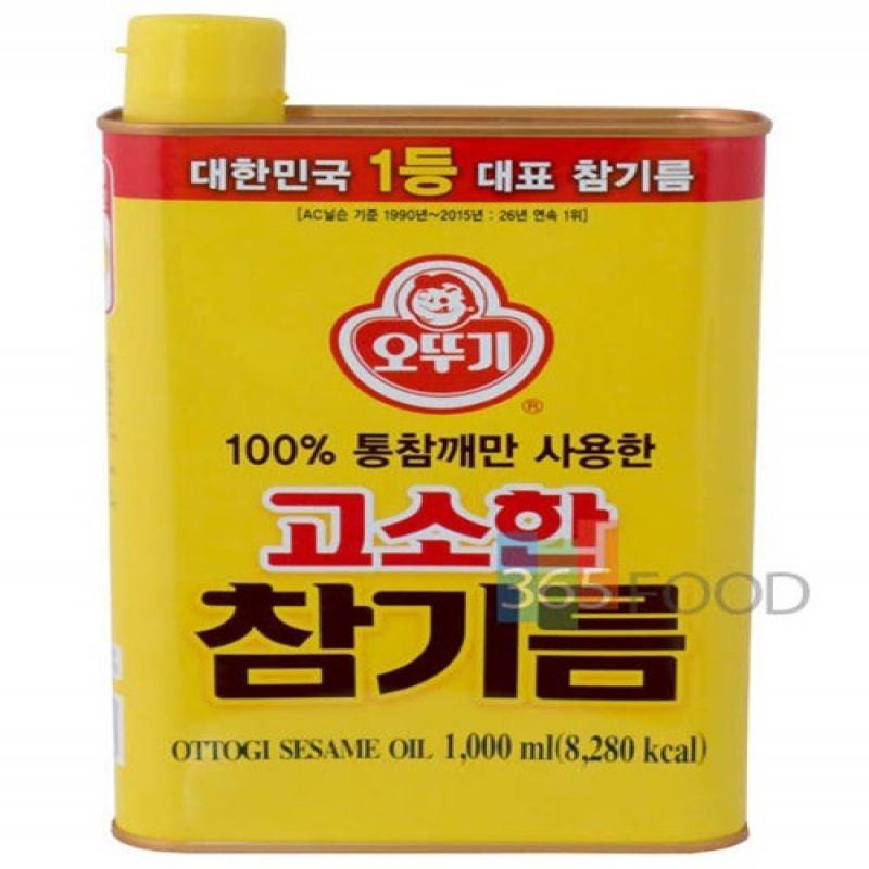 오뚜기 고소한 참기름 1000ml 이미지