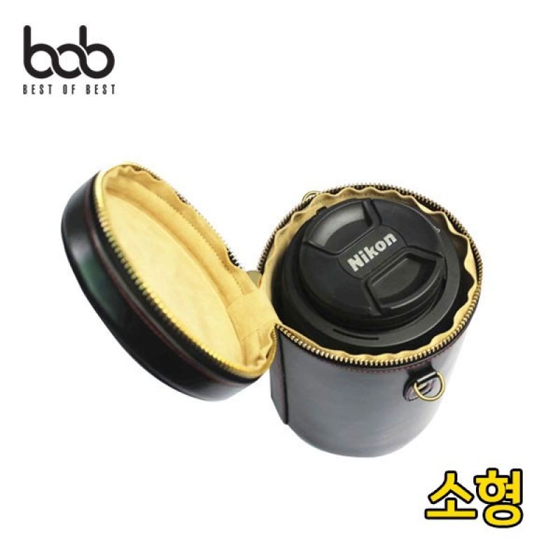 bob 가죽 DSLR 카메라 렌즈통 휴대 보관 케이스 소형 이미지