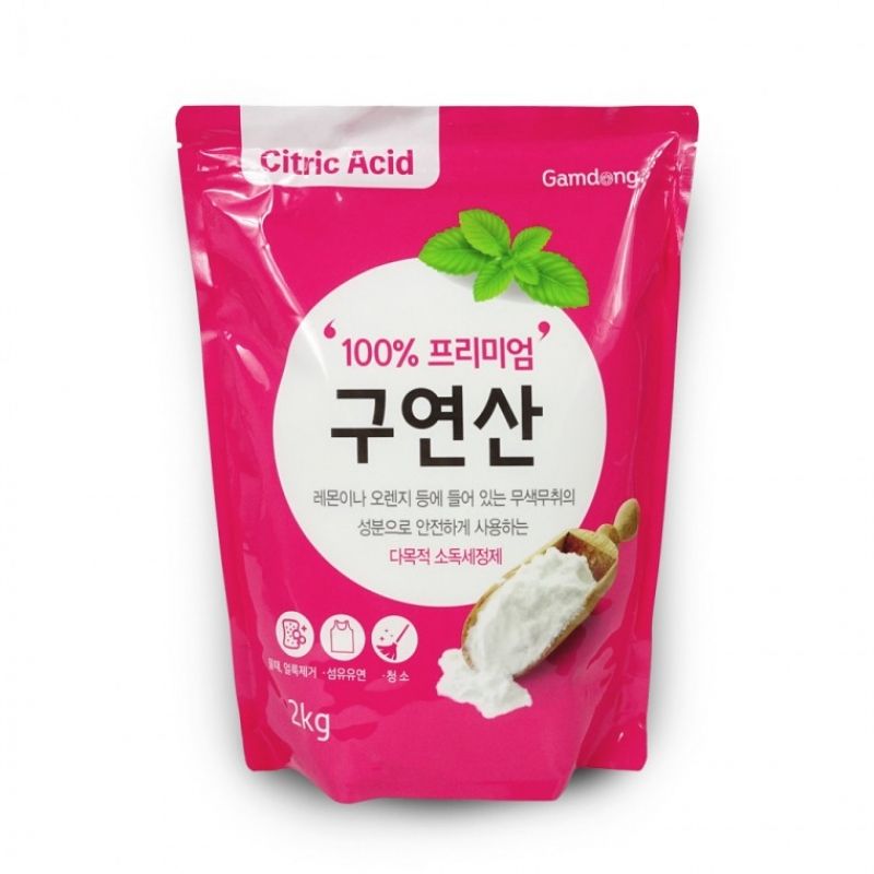 감동 구연산 2kg/욕실세제/세탁세제/표백제 이미지