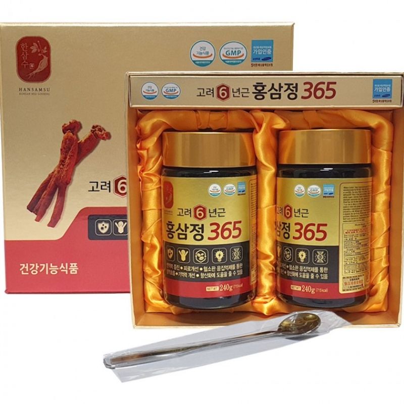 6년근 고려홍삼정365 240g x 2병 면역력증진 피로회복 이미지