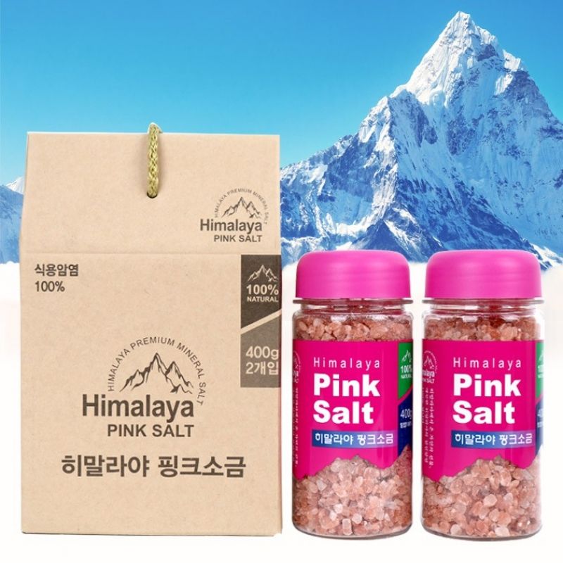 히말라야 핑크소금 선물세트 400g x 2개입 이미지