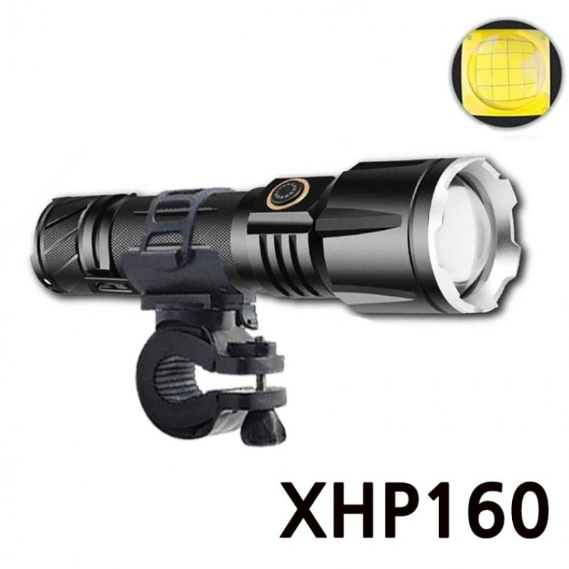 XHP160 LED 자전거 랜턴 줌 전조등 안전등 자전거라이트 P180 아X 이미지