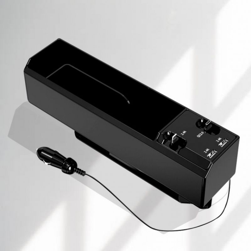 USB 충전 틈새 사이드 포켓/차량용 틈새 수납 포켓 이미지