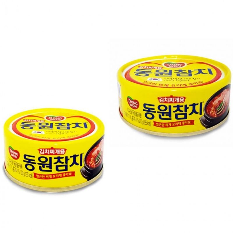 김치찌개용 동원참치 얼큰한 찌개요리용 참치 캔 통조림 이미지
