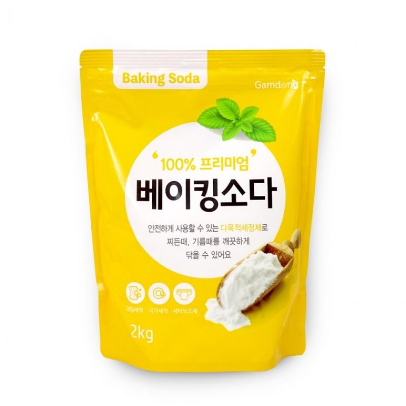 감동 베이킹소다 2kg 과일세척 세척제 리필 주방세제 천연세제 이미지