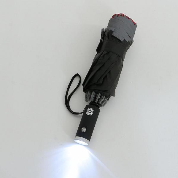 NEW LED 완전자동 거꾸로 양산 겸 우산(레드)여름 3단우산 이미지