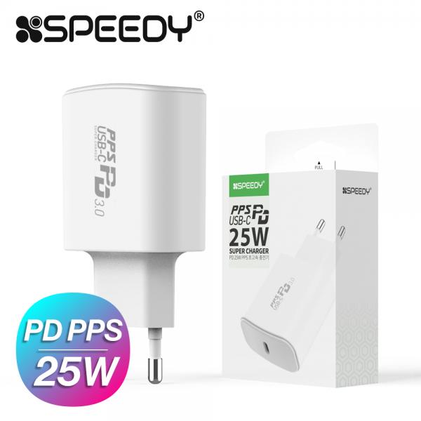 스피디 25W PPS 1포트 초고속 PD충전기(케이블미포함) 이미지