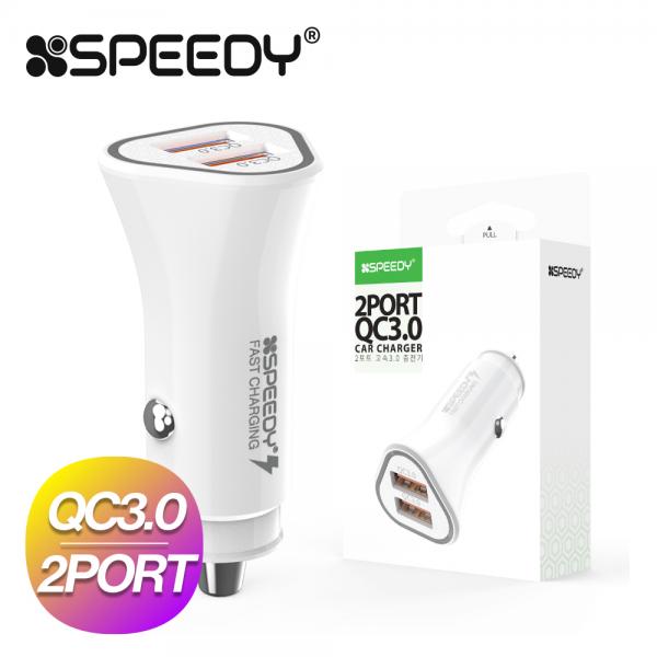 스피디 차량용 36W USB 2포트 고속 분리형 충전기 이미지