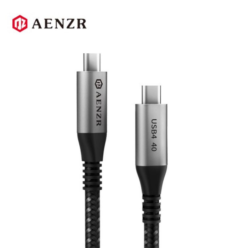 [100cm]AENZR USB4.0 C타입 to C타입 고성능 초고속 데이터케이블 Type 이미지