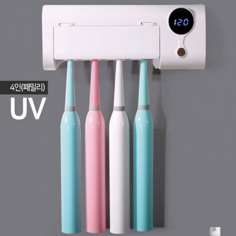 자외선 살균 UV 무선 칫솔살균기 4인 / 욕실용품 이미지