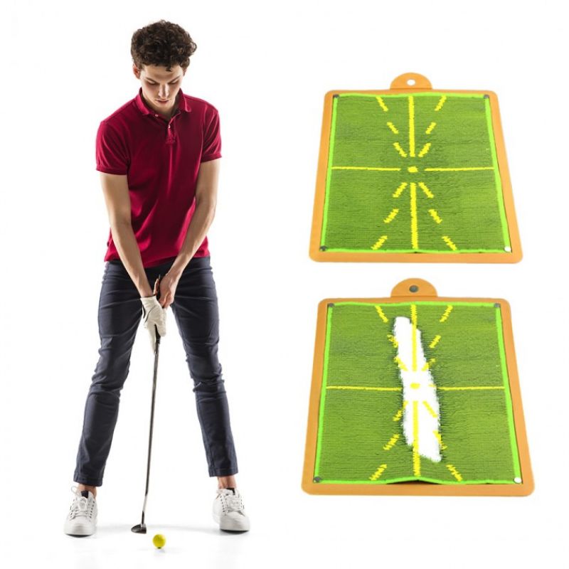 [KN309] 골프연습 스윙디렉션매트 스팽글 디봇매트 이미지